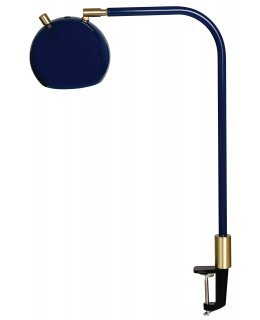 House of Troy AR401-NB-SB Aria Globe Clamp-on Desk Lamp